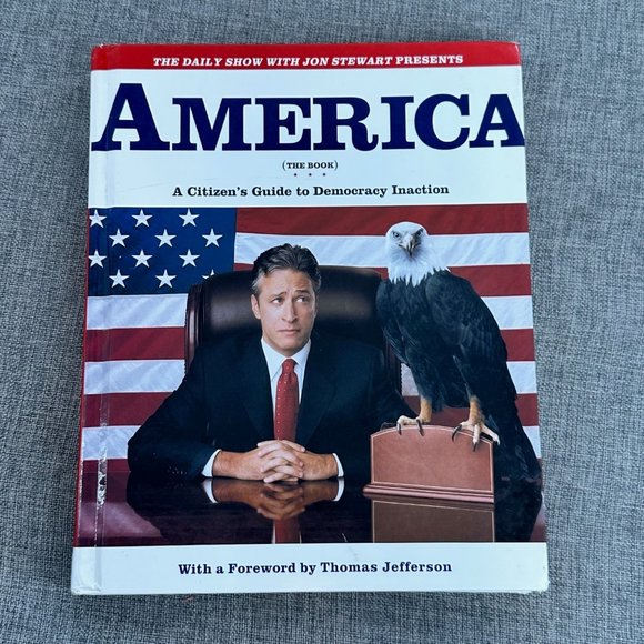 America The Book A Citizen's Guide to Democracy Inaction with a foreword by Thom - Picture 1 of 11